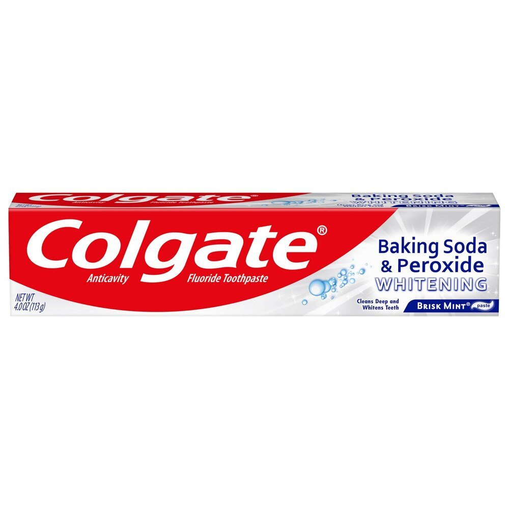 Colgate Baking Soda Whitening Brisk Mint Toothpaste 2.5 Oz.