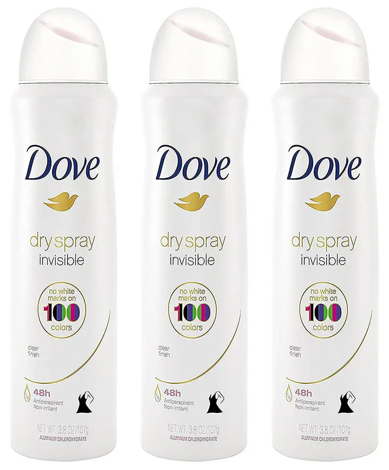 Dove Women's Deo Invisible Dry 150ml - 3 Pack