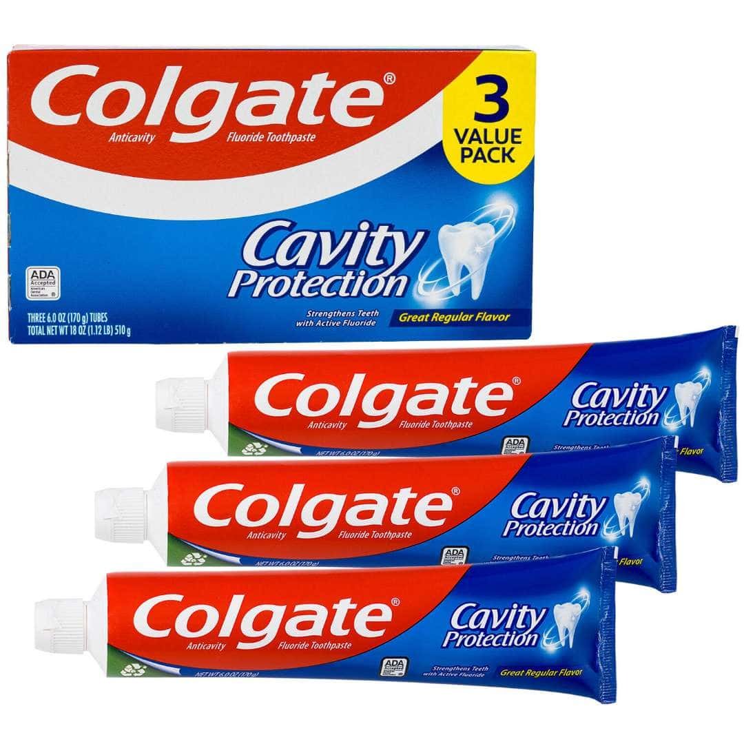 Colgate Cavity Protection Toothpaste 6 Oz. - 3 Pack