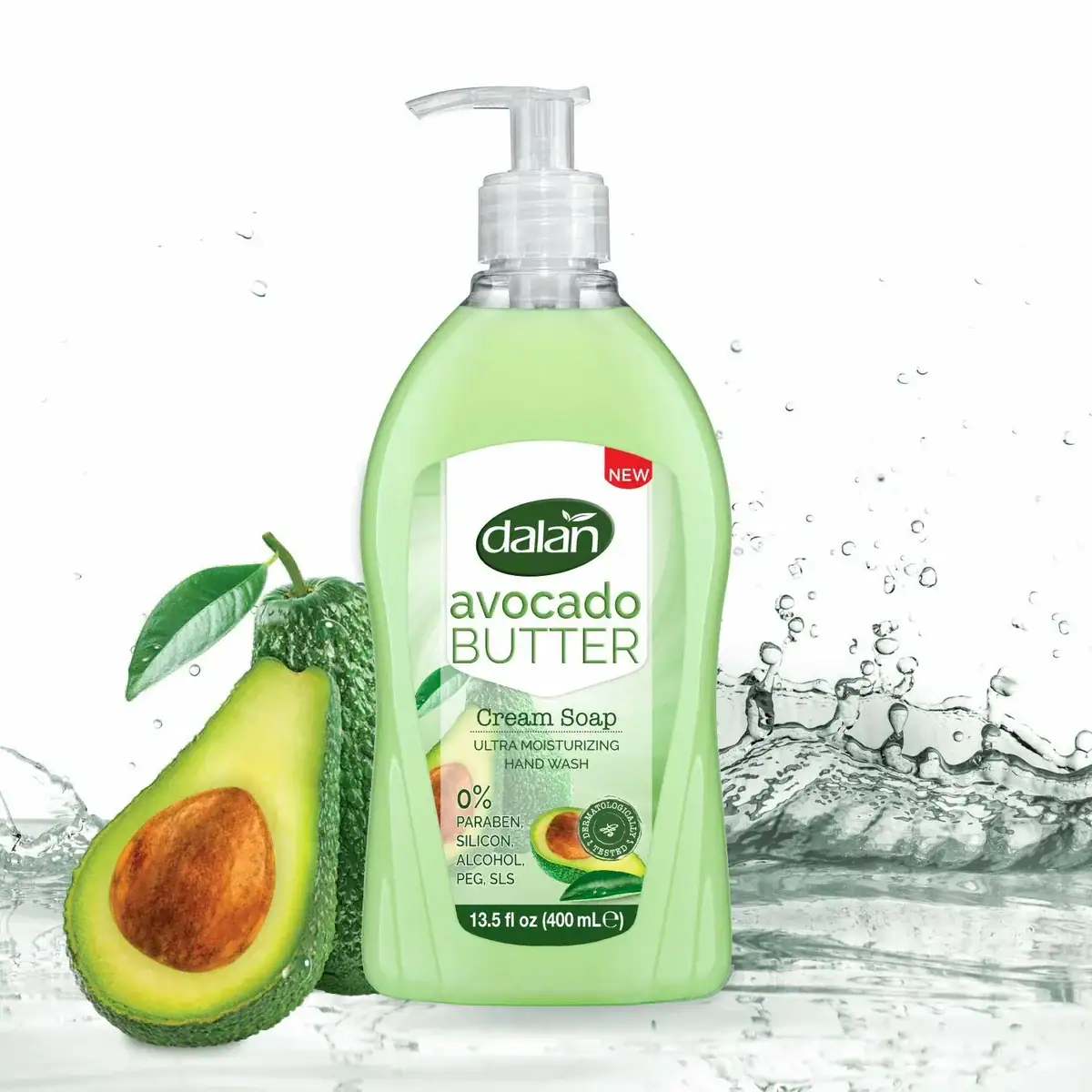 050 Dalan Avocado Butter Liquid Hand Soap 400ml – Image 1