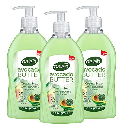 Dalan Avocado Butter Liquid Hand Soap 400ml - 3 Pack