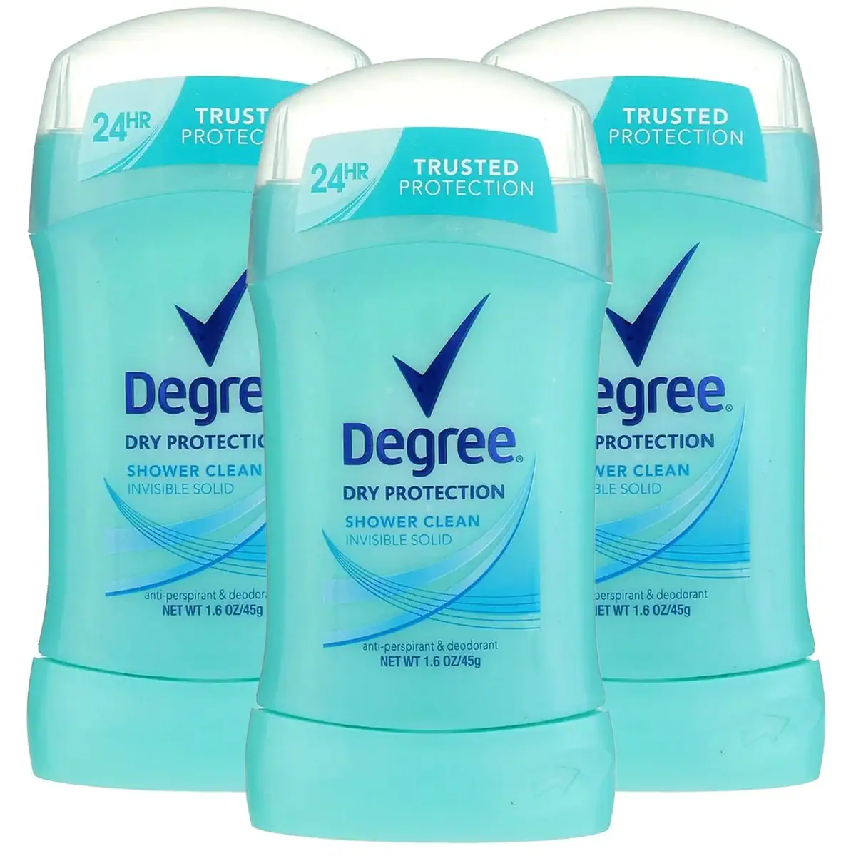 Degree Women's Stick Shower Clean 1.6 oz - 3 Pack