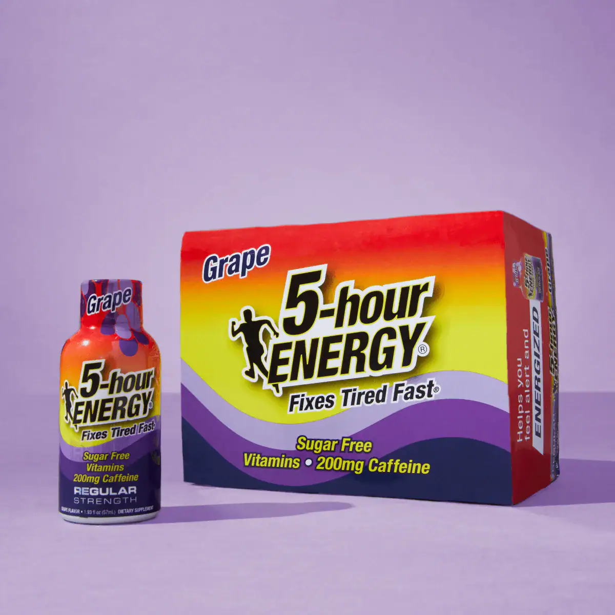 12 Count 5-hour ENERGY Shot, Regular Strength, Grape1.93 Ounce