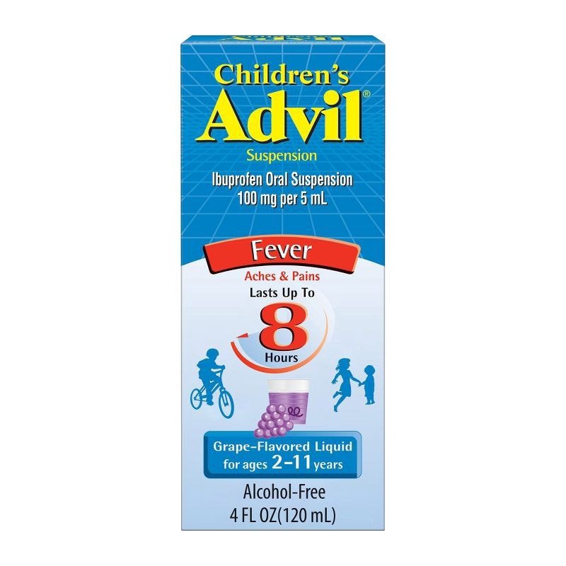 Children's Advil Pain Reliever and Fever Reducer, Grape - 4 Fl Oz
