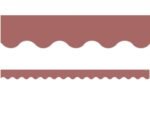 Teacher Created Resources Deep Rose Scalloped Border Trim