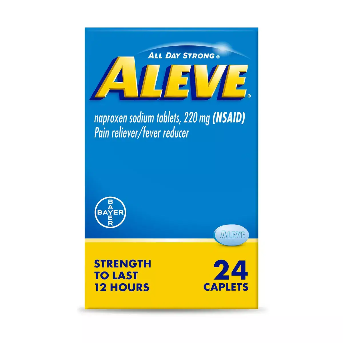 Aleve NSAID Pain Reliever & Fever Reducer Caplets - 24 Count