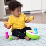 Fat Brain Toys F248 Fat Brain SpinnyPins, Kids Preschool, Spinning and Sorting Building Sets – Image 3