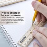 BAZIC 12" (30cm) Wooden Ruler (3/Pack) - Image 4
