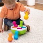Fat Brain Toys F248 Fat Brain SpinnyPins, Kids Preschool, Spinning and Sorting Building Sets – Image 2