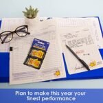 BAZIC 25 Ct. 1" x 1.7" Yellow Color Printed Sign Here Flags w/Dispenser (2/Pack) – Image 6