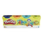 Play-Doh 4 Pack of Wild Non-Toxic Colors for Kids 2 Years and Up, 4-Ounce Cans (Dark Blue, Bright Green, Orange, Green) – Image 7