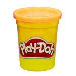 Play-Doh pack of 4 (16 oz) colors Blue, Orange, Teal & Neon Yellow by Hasbro - Image 3