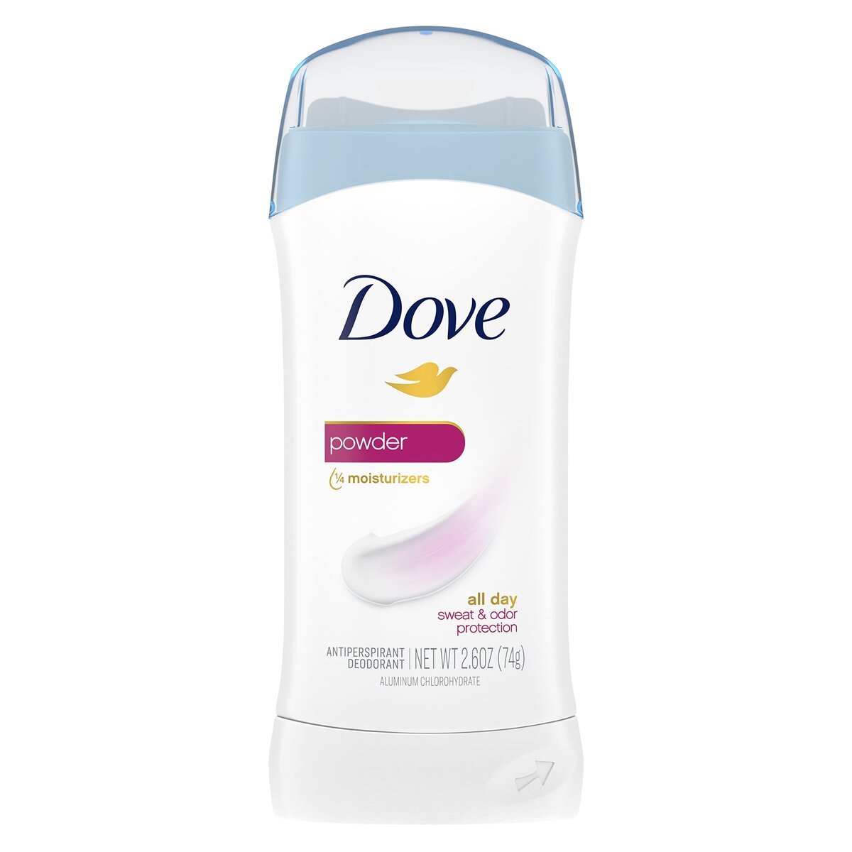 Dove Antiperspirant Deodorant, Powder 2.6 Ounce - 6 Pack