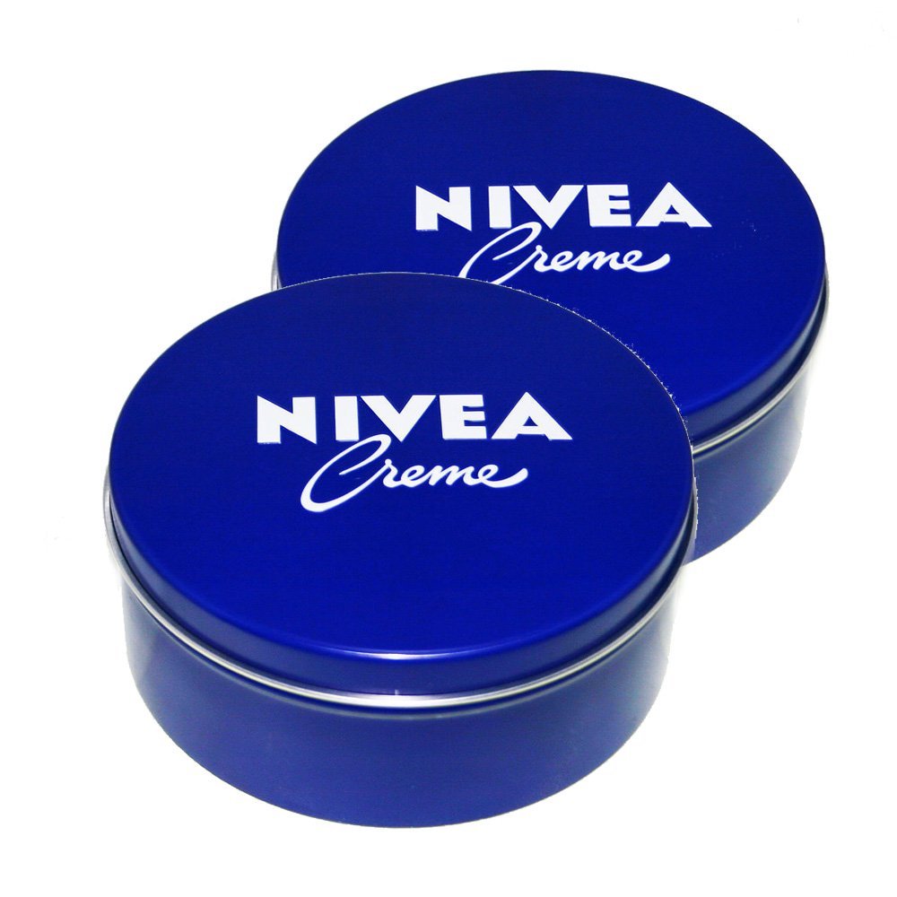 German Nivea Cream Metal Tin 250ml (2 pack)