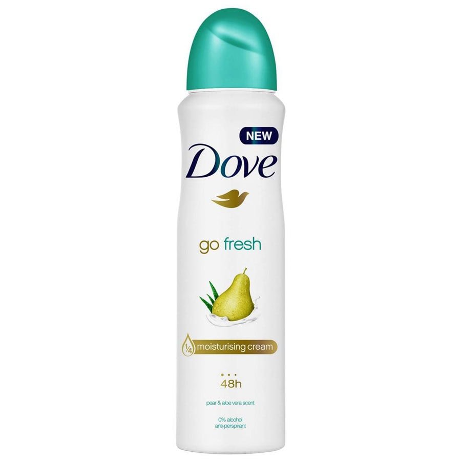 DOVE DEODORANT SPRAY 150 ML / 5.07 OZ PEAR & ALOE