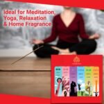 Yuvora Aromatic Incense Sticks Gift Set - 120 Handcrafted Incense Sticks with 6 Soothing Scents - Perfect for Home, Meditation, Yoga and Relaxtation - Includes Holder (Bloom Together Series) – Image 4