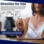 Yuvora Aromatic Incense Sticks Gift Set - 120 Handcrafted Incense Sticks with 6 Soothing Scents - Perfect for Home, Meditation, Yoga and Relaxtation - Includes Holder (Yuvora Ocean Escape Series) – Image 6