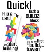 TENZI BUILDZI The Fast Stacking Building Block Game for The Whole Family - 2 to 4 Players Ages 6 to 96 - Plus Fun Party Games for up to 8 Players – Image 3