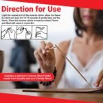 Yuvora Aromatic Incense Sticks Gift Set - 120 Handcrafted Incense Sticks with 6 Soothing Scents - Perfect for Home, Meditation, Yoga and Relaxtation - Includes Holder (Bloom Together Series) – Image 6