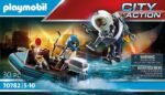 Playmobil Police Jet Pack with Boat – Image 8