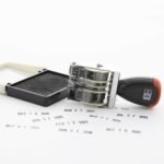 BAZIC Date Stamp and Ink Pad (Black Ink), 12 Years of Dates, Nickel-Plated Steel, Stamp Impression Size 1" x 0.15", Great for Office, Shipping, Receiving, Accounting, Expiration, Due Dates, 1-Pack – Image 5