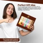 Yuvora Aromatic Incense Sticks Gift Set - 120 Handcrafted Incense Sticks with 6 Soothing Scents - Perfect for Home, Meditation, Yoga and Relaxtation - Includes Holder (Sands and Sunsets Series) – Image 5