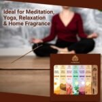 Yuvora Aromatic Incense Sticks Gift Set - 120 Handcrafted Incense Sticks with 6 Soothing Scents - Perfect for Home, Meditation, Yoga and Relaxtation - Includes Holder (Sands and Sunsets Series) – Image 4