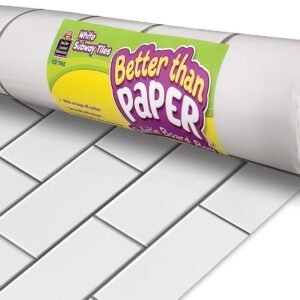 White Subway Tiles Better Than Paper® Bulletin Board Roll