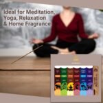 Yuvora Aromatic Incense Sticks Gift Set - 120 Handcrafted Incense Sticks with 6 Soothing Scents - Perfect for Home, Meditation, Yoga and Relaxtation - Includes Holder (Peace & Prosperity) – Image 4