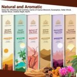 Yuvora Aromatic Incense Sticks Gift Set - 120 Handcrafted Incense Sticks with 6 Soothing Scents - Perfect for Home, Meditation, Yoga and Relaxtation - Includes Holder (Sands and Sunsets Series) – Image 3