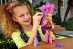 Cave Club Roaralai Doll (8 � 10-inch, Purple Hair) Poseable Prehistoric Fashion Doll with Dinosaur Pet and Accessories, Gift for 4 Year Olds and Up [Amazon Exclusive] – Image 2