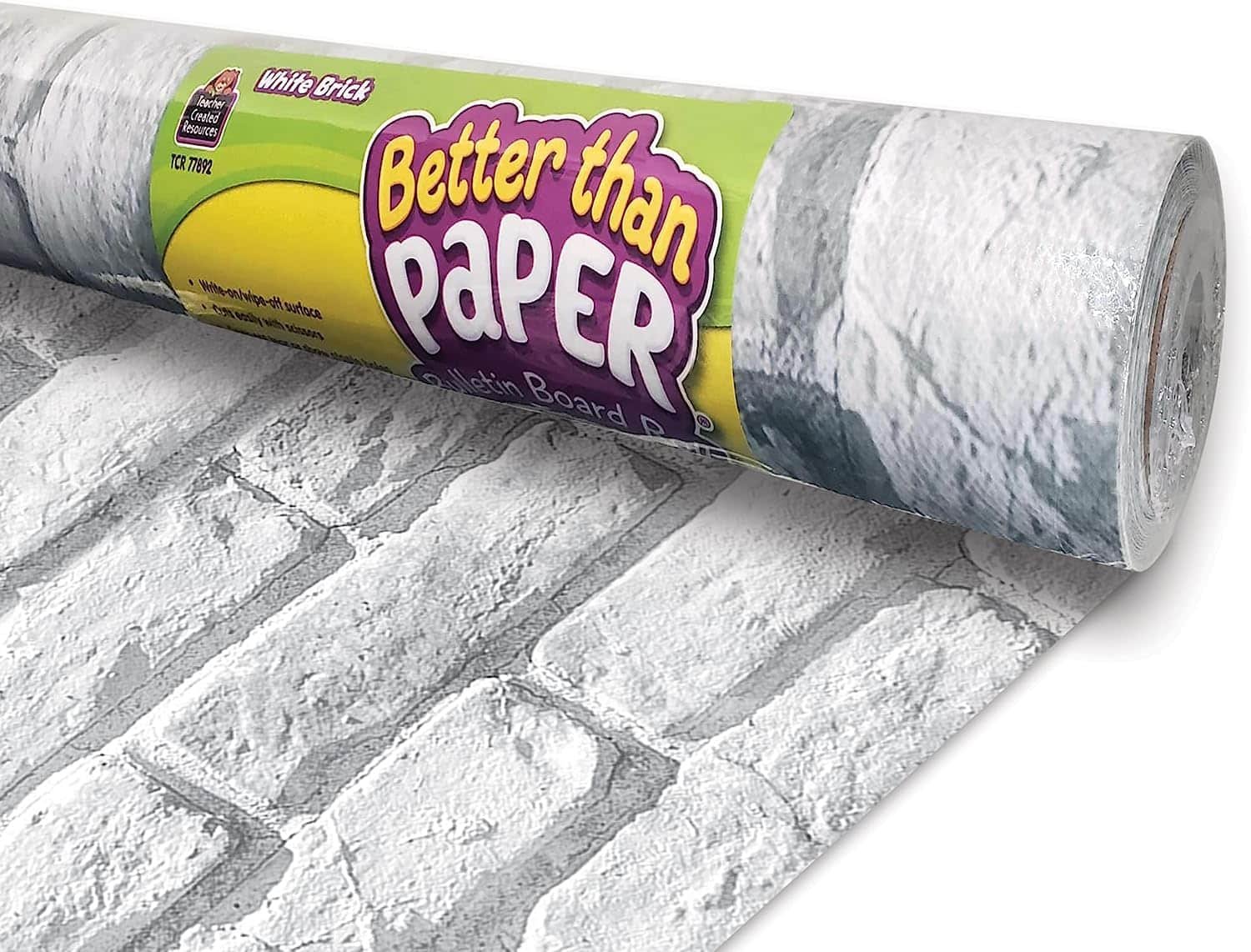 White Brick Better Than Paper Bulletin Board Roll