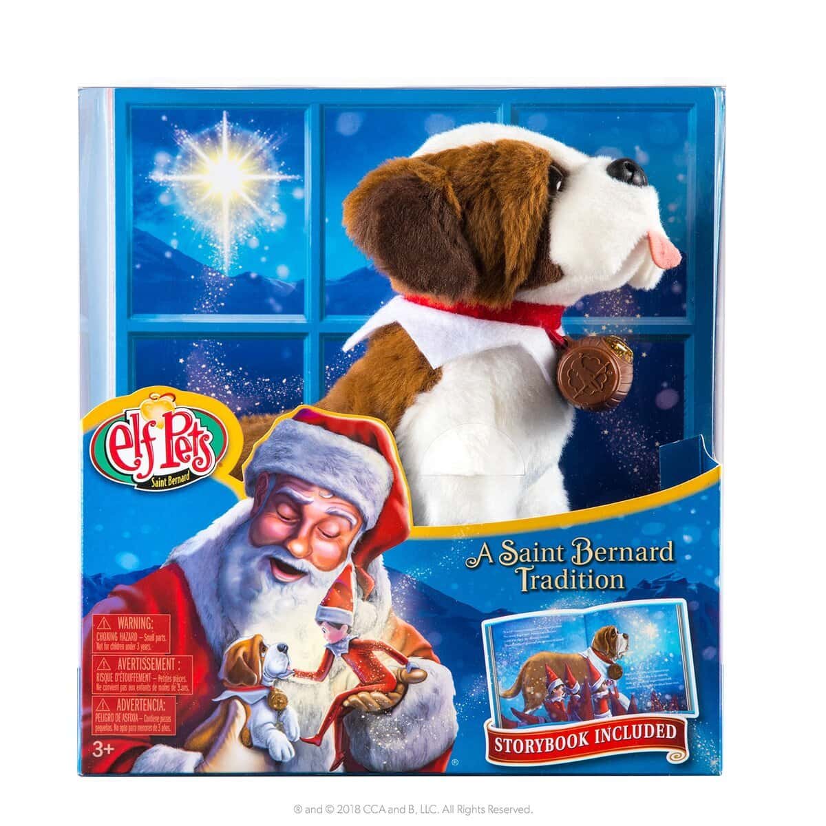 Elf on the Shelf Pets: A St. Bernard Tradition Plush