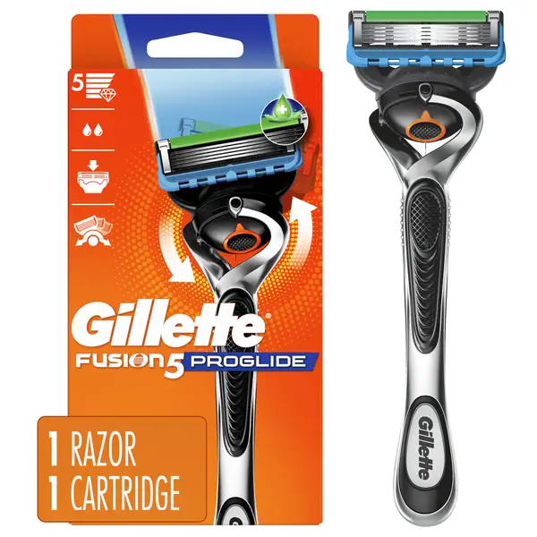Gillette Fusion5 Proglide Razor Handle + 1 Razor Blade