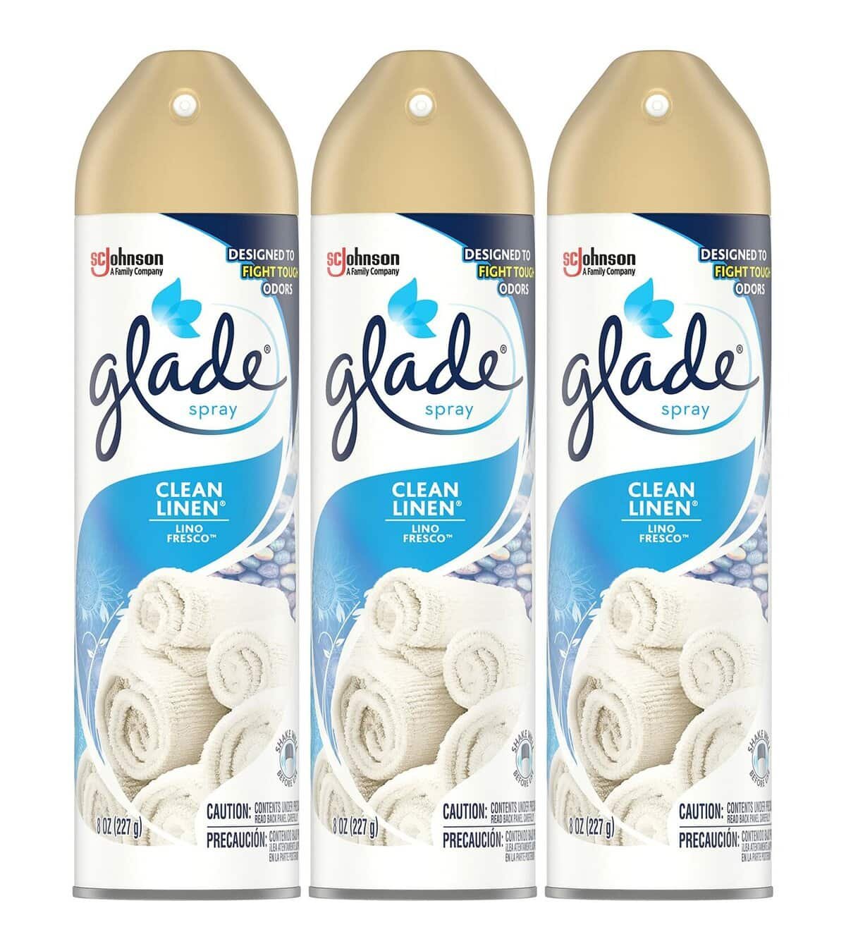 open-uri20231107-2271396-xlqme5.jpg Glade Air Freshener Clean Linen - 8 Oz (Pack of 3) – Image 1