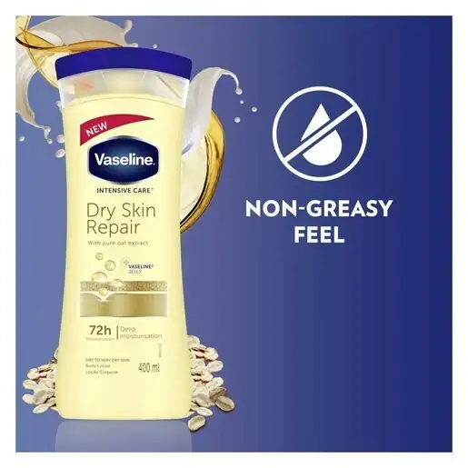 Vaseline Intensive Care Body Dry Skin Repiar- 400ml Vaseline Intensive Care body lotion 400ml